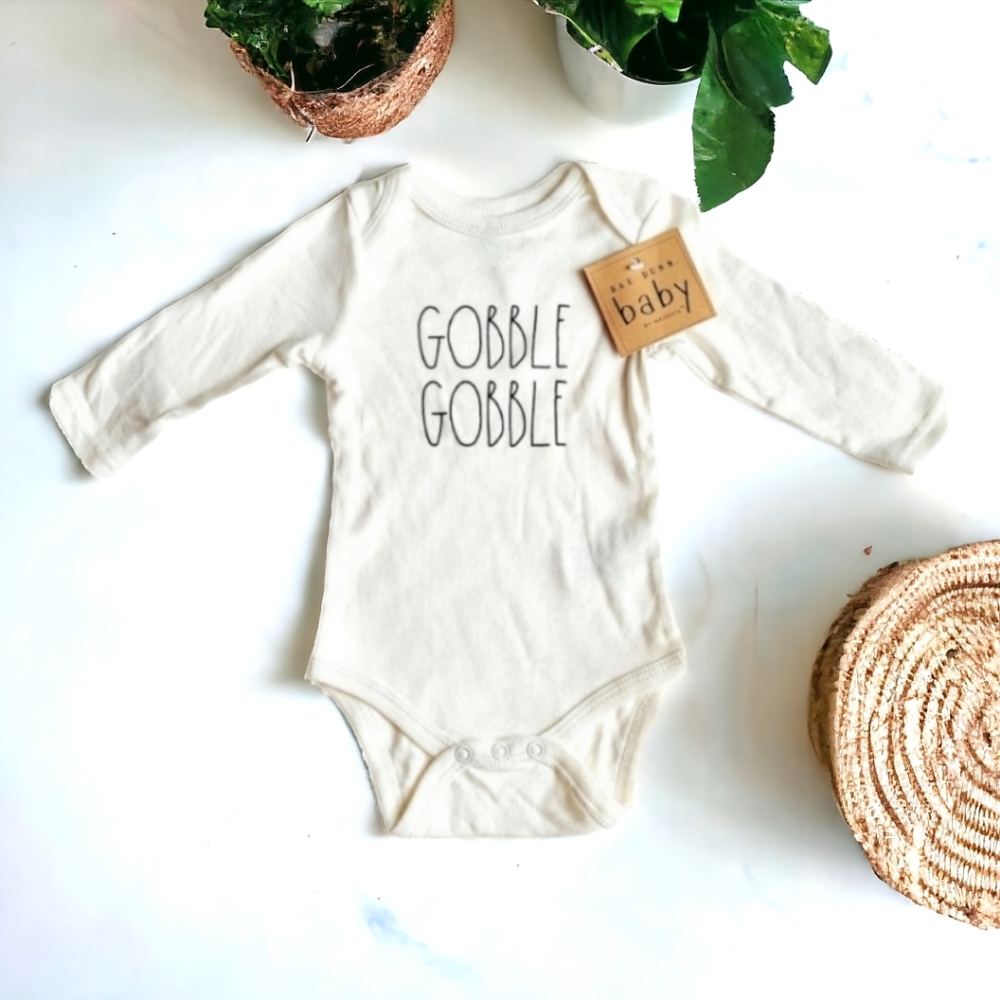 Rae dunn longsleve one piece 3-6 months NEW